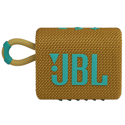 Портативная колонка JBL Go 3 с защитой от воды желтая