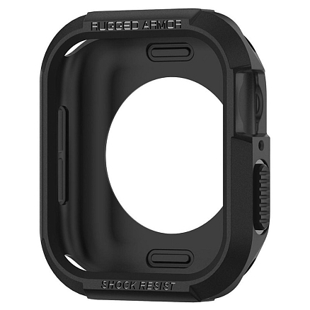 Чехол для Apple Watch 40 мм гелевый Spigen SGP Rugged Armor черный