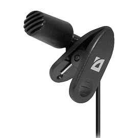 Микрофон для компьютера Defender MIC-109 на прищепке черный