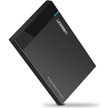 Корпус для внешнего жесткого диска 2.5 дюйма USB 3.0 Ugreen US221 30848 черный