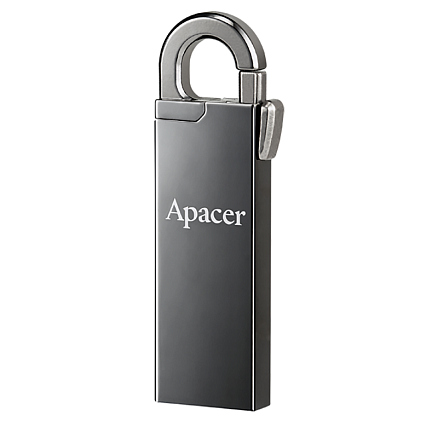 Флешка Apacer AH15A 128GB USB 3.1 Gen 1 металл темно-серая