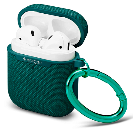 Чехол для наушников AirPods, AirPods 2 для полной защиты Spigen SGP Urban Fit темно-бирюзовый