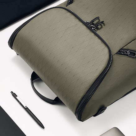 Рюкзак Xiaomi Ninetygo Full Open Business Travel с отделением для ноутбука до 15 дюймов хаки