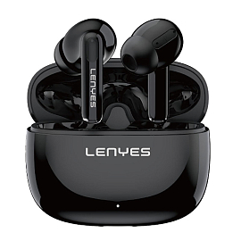 Наушники TWS беспроводные Lenyes AIR 68 вакуумные с микрофоном черные