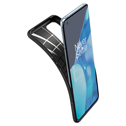Чехол для OnePlus 9 Pro гелевый Spigen Liquid Air матовый черный
