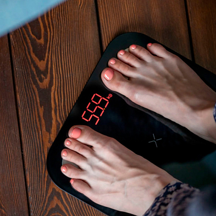 Умные напольные весы Picooc Mini (Bluetooth) размер 26х26 см черные