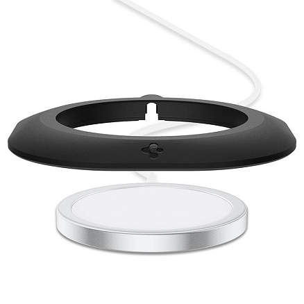 Подставка для зарядки MagSafe Spigen MagFit Pad черная