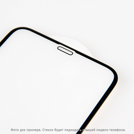 Защитное стекло для iPhone XR, 11 на весь экран противоударное Mocoll Pearl 3D Mix черное