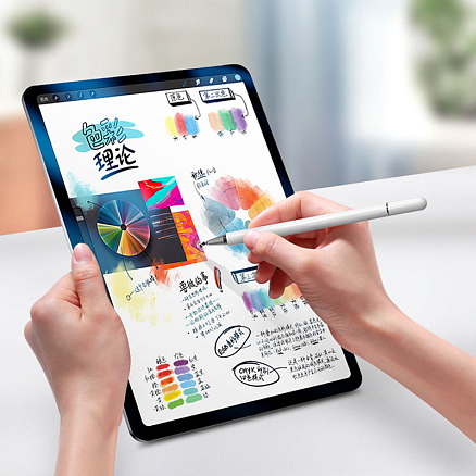 Стилус пассивный универсальный с ручкой WiWU Pencil One белый