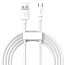 Кабель USB - MicroUSB для зарядки 1,5 м 2.1A Baseus Simple Wisdom белый 2 шт.