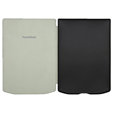 Чехол для PocketBook InkPad X оригинальный PocketBook Shell серый глянцевый