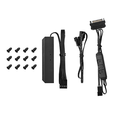 Вентилятор (кулер) для корпуса ПК Deepcool RF 120 с RGB-подсветкой комплект 3 шт.