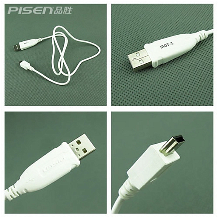 Кабель USB - MiniUSB 0,8 м Pisen (Пайсен)