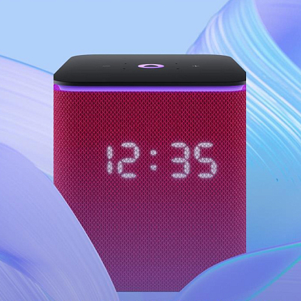 Умная колонка Яндекс Станция Миди (малиновый)