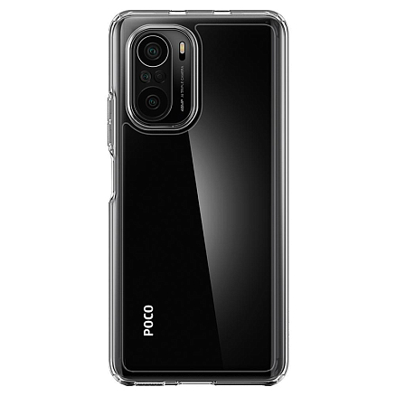 Чехол для Xiaomi Mi 11i, Poco F3 гибридный Spigen Ultra Hybrid прозрачный