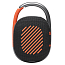 Портативная колонка JBL Clip 4 с защитой от воды черно-оранжевая