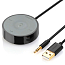 Bluetooth аудио адаптер (ресивер) 3,5 мм в USB порт Ugreen MM125 с громкой связью черно-серый