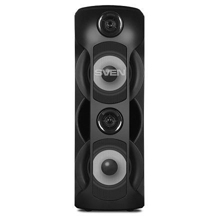 Портативная акустическая система Sven PS-720 с подсветкой, FM-радио, USB и поддержкой MicroSD карт черная