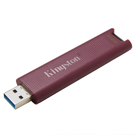 Флешка Kingston DataTraveler Max 512GB USB 3.2 Gen 2 бордовая