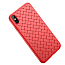 Чехол для iPhone X, XS гелевый ультратонкий Rock Ultrathin Weave красный