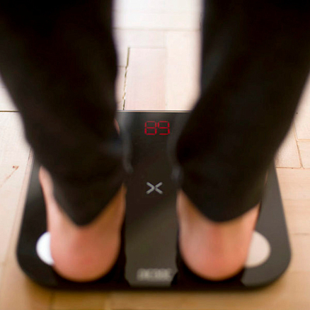 Умные напольные весы Picooc Mini (Bluetooth) размер 26х26 см черные