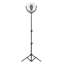 Кольцевая лампа диаметром 26 см со штативом высотой 65-170 см Remax Life RL-LT17 черная