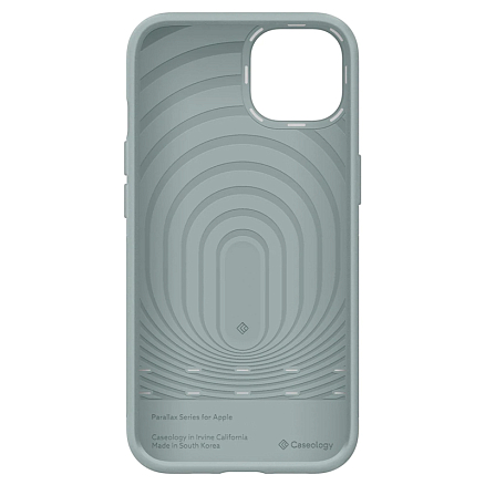 Чехол для iPhone 13 гибридный Spigen Caseology Parallax серо-зеленый