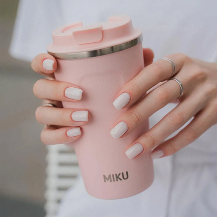 Термокружка Miku TH-MG-510 510 мл розовая