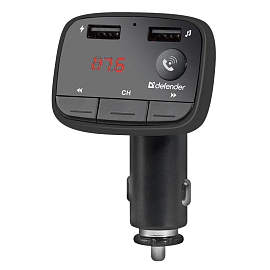 FM модулятор (трансмиттер) автомобильный Defender RT-Multy с громкой связью