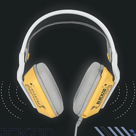 Наушники Blackzid H1 Rhino полноразмерные с микрофоном и RGB подсветкой игровые