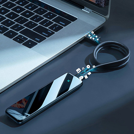 Корпус для SSD M.2 диска Type C 3.2 Gen 1 с кабелем Baseus Full Speed серый