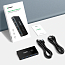 USB 3.0 Switch 2х4 порта (2 USB входа на 4 USB выхода) Ugreen US216 с питанием MicroUSB черный