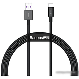 Кабель Baseus USB Type-A - Type-C CATYS-01 (1 м, черный)