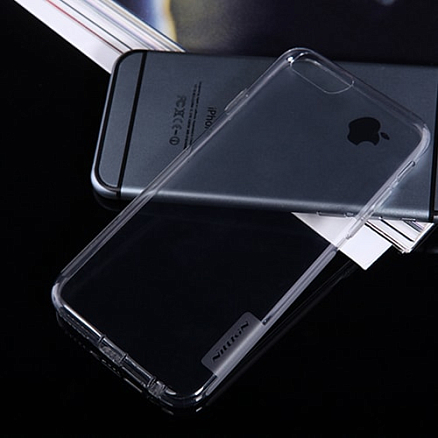 Чехол для iPhone 6, 6S прозрачный мягкий Nature TPU Nillkin серый