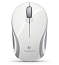 Мышь беспроводная миниатюрная Logitech M187 белая