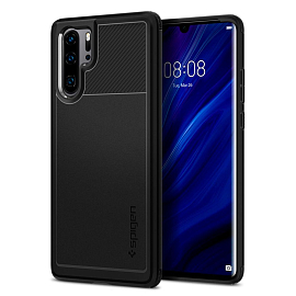 Чехол для Huawei P30 Pro гелевый Spigen SGP Rugged Armor черный