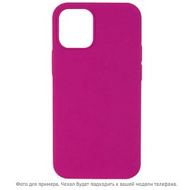 Чехол для iPhone 14 Pro силиконовый Digitalpart Silicone Case малиновый