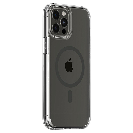 Чехол для iPhone 12 Pro Max гибридный Spigen Ultra Hybrid MagSafe прозрачно-серый