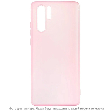 Чехол для Huawei P30 силиконовый CASE Matte розовый