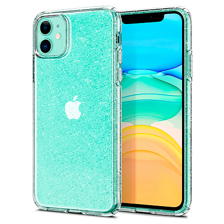 Чехол для iPhone 11 гелевый с блестками Spigen SGP Liquid Crystal Glitter прозрачный