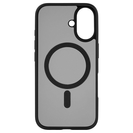 Чехол для iPhone 16 гибридный uBear Cloud Mag Magsafe прозрачно-черный