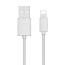 Кабель USB - Lightning для зарядки iPhone 1 м 2.1А Baseus Yaven белый