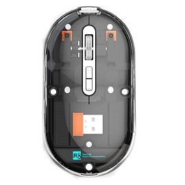 Мышь беспроводная оптическая Bluetooth R8 1766 Wireless с аккумулятором черная