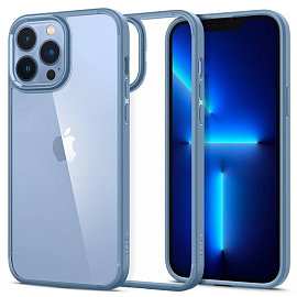 Чехол для iPhone 13 Pro гибридный Spigen Ultra Hybrid голубой
