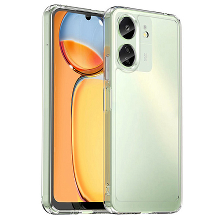 Чехол для Poco C65 силиконовый Clear Case прозрачный