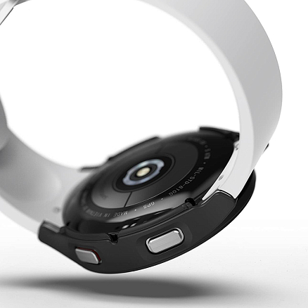 Чехол для Samsung Galaxy Watch 4 Classic 46 мм ультратонкий пластиковый Ringke Slim 2 шт. черный матовый + прозрачный