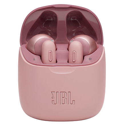 Наушники беспроводные Bluetooth JBL Tune 225 TWS вкладыши розовые