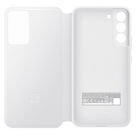 Чехол для Samsung Galaxy S22+ книжка оригинальный Smart Clear View Cover белый