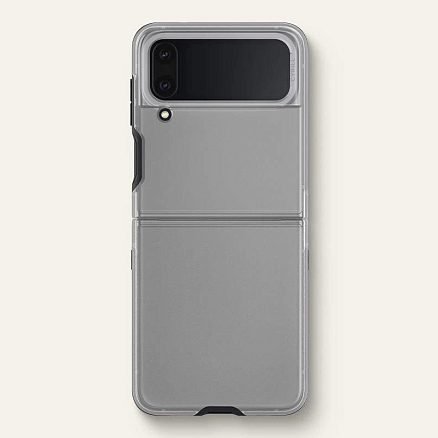 Чехол для Samsung Galaxy Z Flip 4 гелевый Spigen Cyrill Color Brick прозрачно-серый