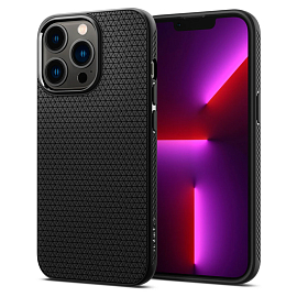Чехол для iPhone 13 Pro гелевый Spigen SGP Liquid Air матовый черный